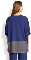 Thumbnail for your product : Natori Two-Tone Loose Knit Top