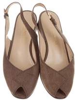 Thumbnail for your product : Bruno Magli Textured Slingback Flats