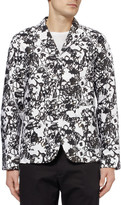 Thumbnail for your product : Jil Sander Printed Cotton Lightweight Blazer