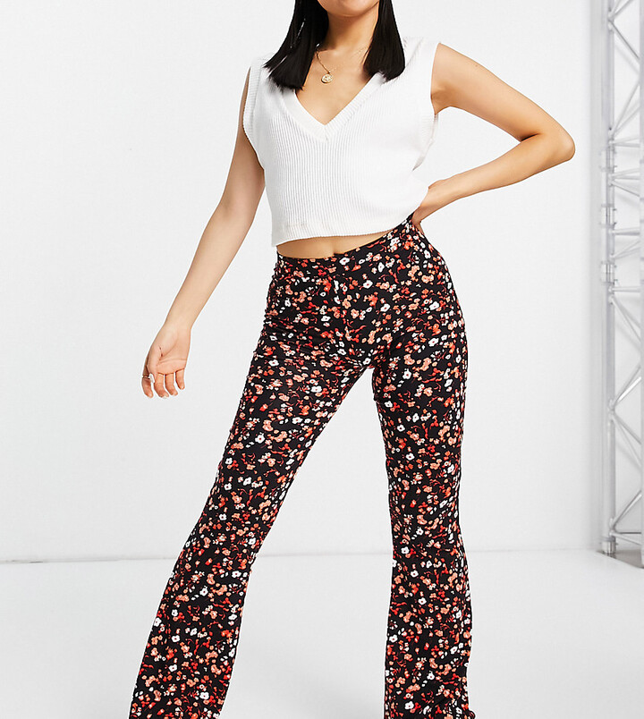 petite printed pants