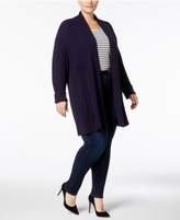 Thumbnail for your product : Charter Club Plus Size Ribbed-Knit Duster Cardigan, Created for Macy's