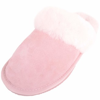 Pink Sheepskin Slippers | Shop the world's largest collection of fashion |  ShopStyle UK
