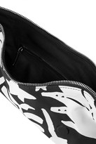 Thumbnail for your product : Alexander McQueen The De Manta printed silk-satin clutch