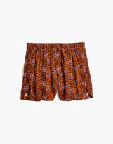 Thumbnail for your product : Madewell Drapey Pull-On Shorts in Warm Paisley