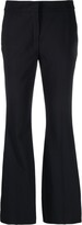 Mid-Rise Flared Trousers 