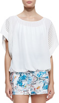 Thumbnail for your product : Catherine Malandrino Short-Sleeve Oversized Blouse