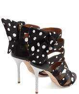 Thumbnail for your product : Malone Souliers X Emanuel Ungaro Joan Polka Dot Sandals - Womens - Black White