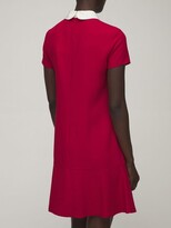 Thumbnail for your product : RED Valentino Crepe envers satin mini dress w/bow