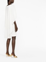 Thumbnail for your product : Alberta Ferretti Ruffle-Detail Round-Neck Dress