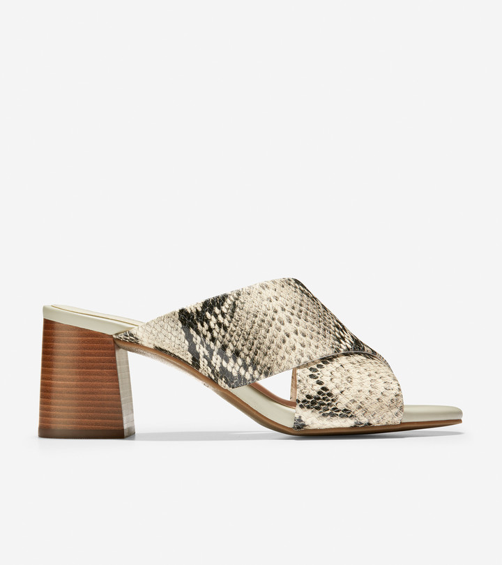criss cross mule sandal
