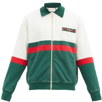 gucci jacket green red