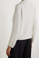Thumbnail for your product : Arch4 Cable-knit Cashmere Sweater - Ivory