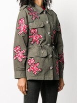 Thumbnail for your product : Philipp Plein Embellished Teddy Bear Parka