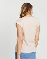 Thumbnail for your product : Oasis Satin Drape Front Top