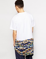 Thumbnail for your product : The Ragged Priest Longline T-Shirt with Printed Hem