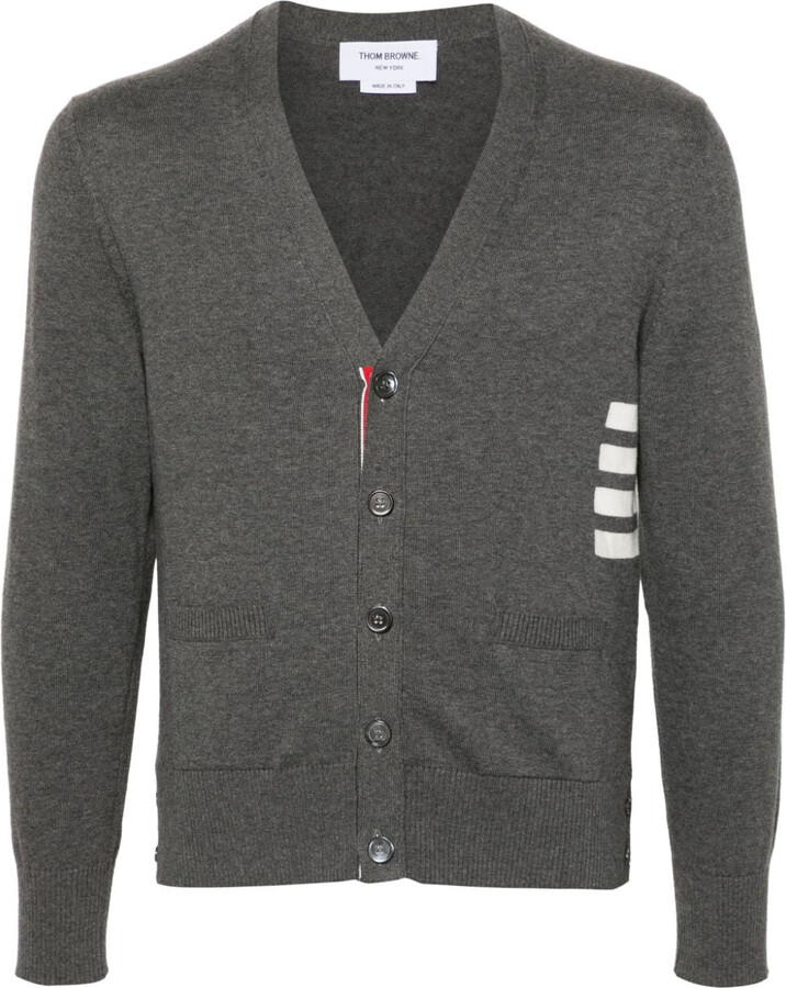 Thom Browne 4bar Cotton Cardigan