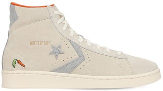 beige leather converse