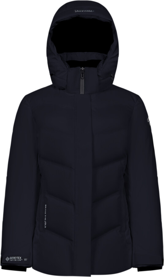 Bosideng Women's GoreTex Detachable Hood Goose Down Coat Blue