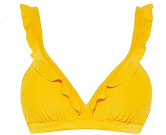 Beach Life Beachlife Women's 108 Bikini Top, (Yellow Chrome 155), (6)