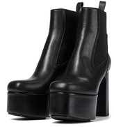Thumbnail for your product : Rick Owens Kiss 65 leather platform ankle boots