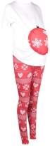 Thumbnail for your product : boohoo Maternity Vera Christmas Pyjama Set