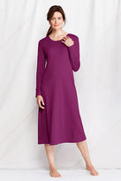 Thumbnail for your product : Lands' End Women's Long Sleeve Midcalf Nightgown