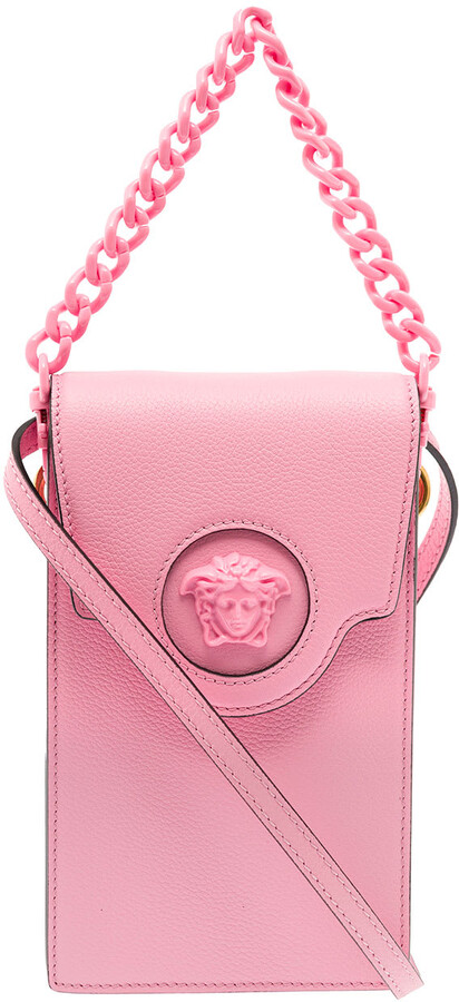Versace EE3VRBPO3 Powder Pink Crossbody Bag 
