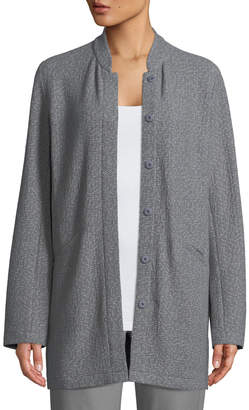 Eileen Fisher Textural Cotton Stretch Jacket