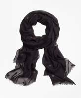 Thumbnail for your product : Brooks Brothers Flocked Floral Scarf