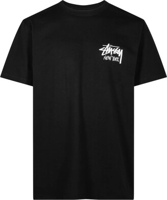 トップス STUSSY 23ss Cotton Mesh Crew Tee Black M Stüssy