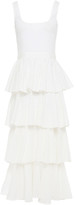 Thumbnail for your product : Rhode Resort Naomi Tiered Broderie Anglaise Cotton Midi Dress
