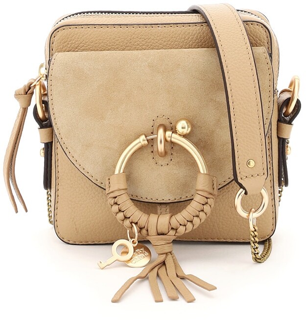 See by Chloe JOAN MINI CROSSBODY BAG OS Beige, Brown Leather ShopStyle