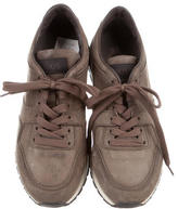 Thumbnail for your product : Tod's Distressed Leather Sneakers w/ Tags