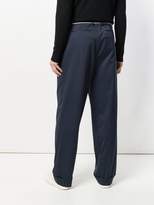 Thumbnail for your product : Maison Margiela pinstripe wide leg trousers