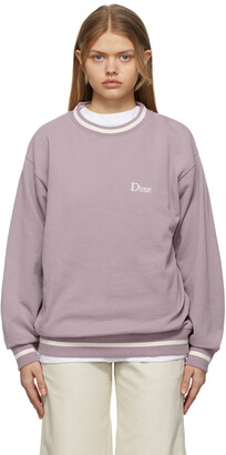 Dime Purple Classic French Terry Sweatshirt - ShopStyle