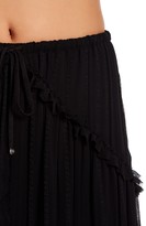 Thumbnail for your product : Max Studio Crinkle Dobby Stripe Maxi Skirt