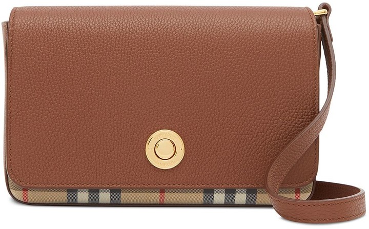 burberry jessie vintage check crossbody bag