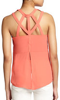 Thumbnail for your product : BCBGMAXAZRIA Cut-Out Tank Top