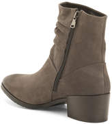 Thumbnail for your product : Made In Italy Leather Scrunch Booties