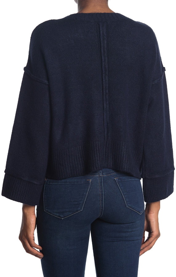 topshop crew neck cardigan in ivory