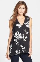 Thumbnail for your product : Vince Camuto 'Shadow Bouquet' Asymmetrical Ruffle Blouse
