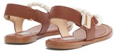 Thumbnail for your product : Gabriela Hearst Zephyr Rope-strap Leather Sandals - Tan Multi