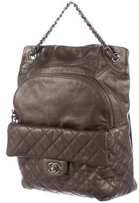Chanel 2015 Lambskin Drawstring Backpack