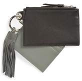 Thumbnail for your product : AllSaints Dive Keyfob Lambskin Leather Zip Pouch & Card Case