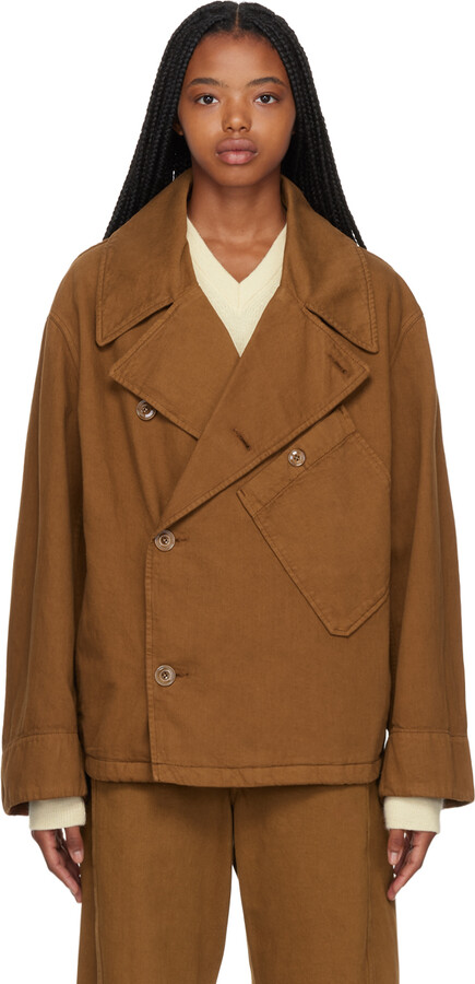 Lemaire Brown Dispatch Jacket - ShopStyle