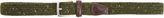 Thumbnail for your product : Barneys New York Woven Belt-Green