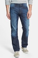 Thumbnail for your product : Mavi Jeans 'Zach' Straight Leg Jeans (Mid Brushed Cooper)