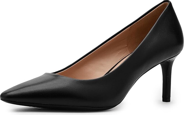 Cole Haan Go-to Janey Pumps High Women's Heels Black Leather : 10 B - Medium