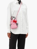 Thumbnail for your product : Balenciaga Hello Kitty Shopping Phone Holder Leather Bag - Pink Multi