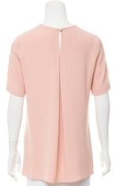 Thumbnail for your product : Adam Lippes Short Sleeve Scoop Neck Top